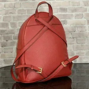 Michael Kors | Bags | Michael Kors Red Abbey Pebbled Leather  display picture 2